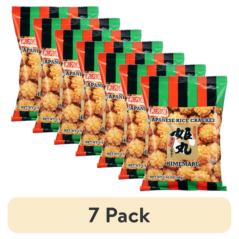7 pack) Amanoya Himemaru Japanese Rice Crackers, 3.45 oz - Walmart.com