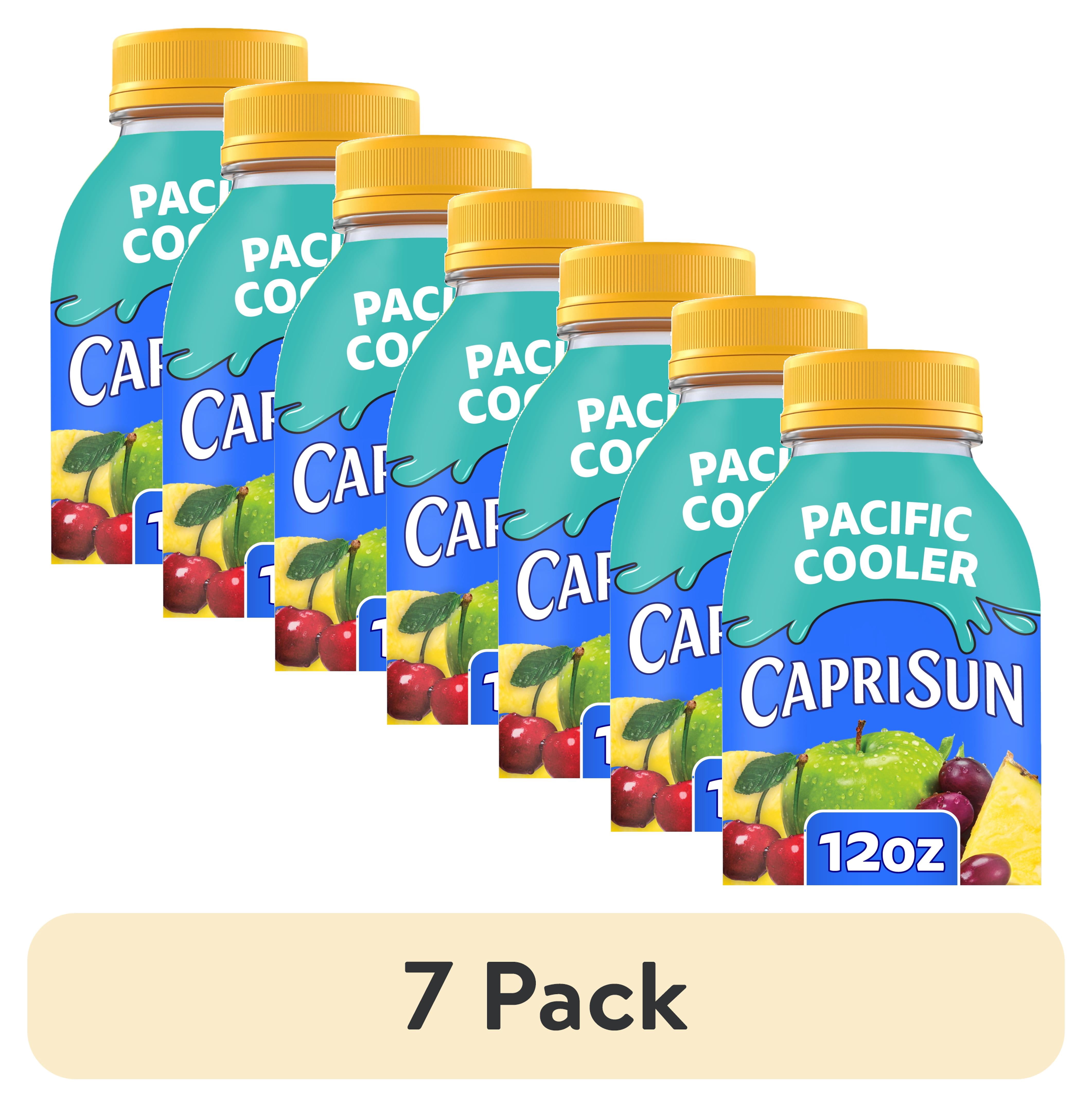 (7 pack) Capri Sun Pacific Cooler Mixed Fruit Flavored Juice Drink Blend from concentrate, 12 oz Bottle