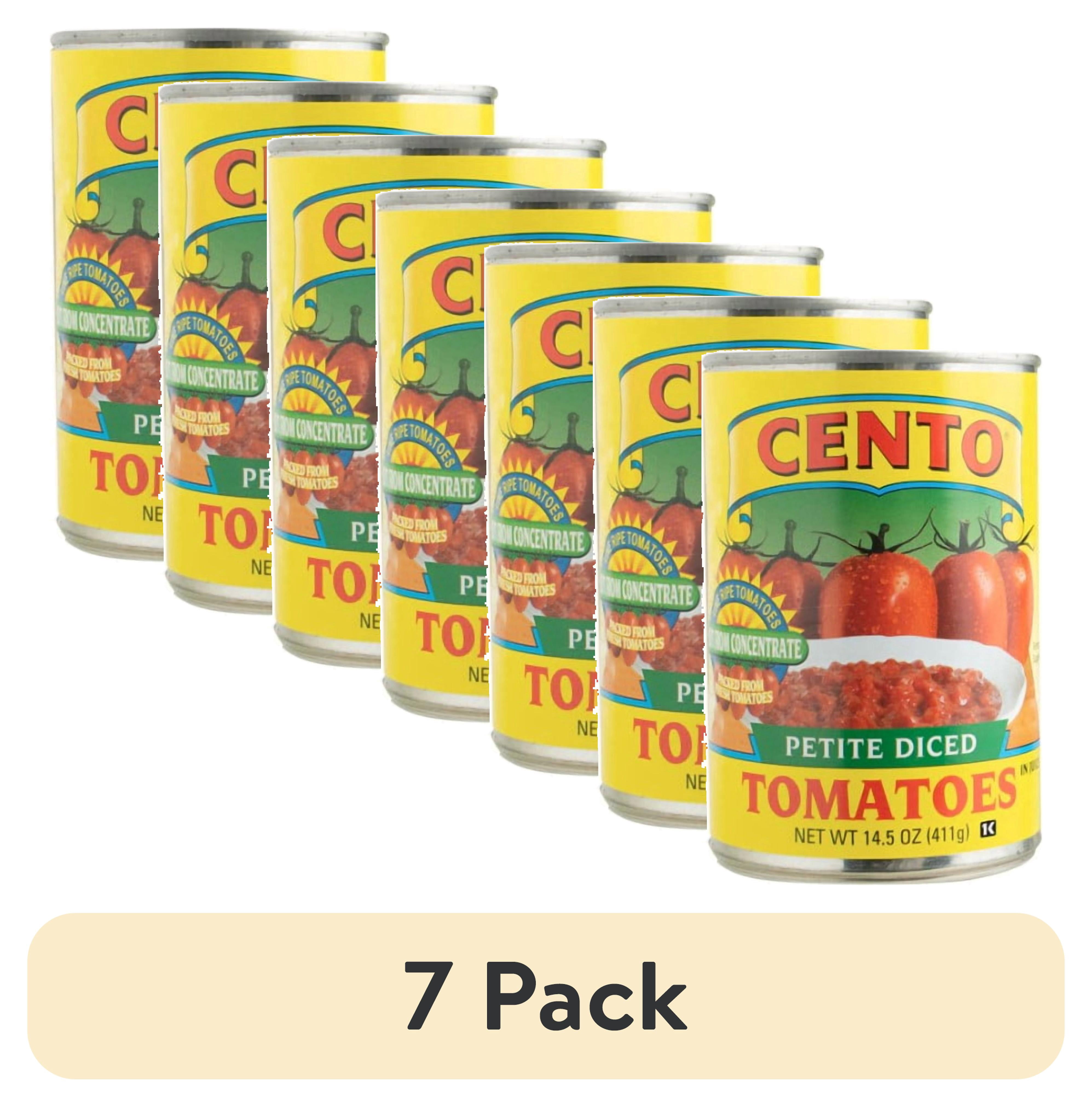 (7 pack) Cento Petite Diced Tomatoes, 14.5 Oz