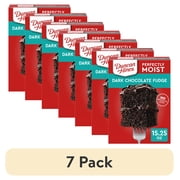 (7 pack) Duncan Hines Dark Chocolate Fudge Cake Mix, 15.25 oz.