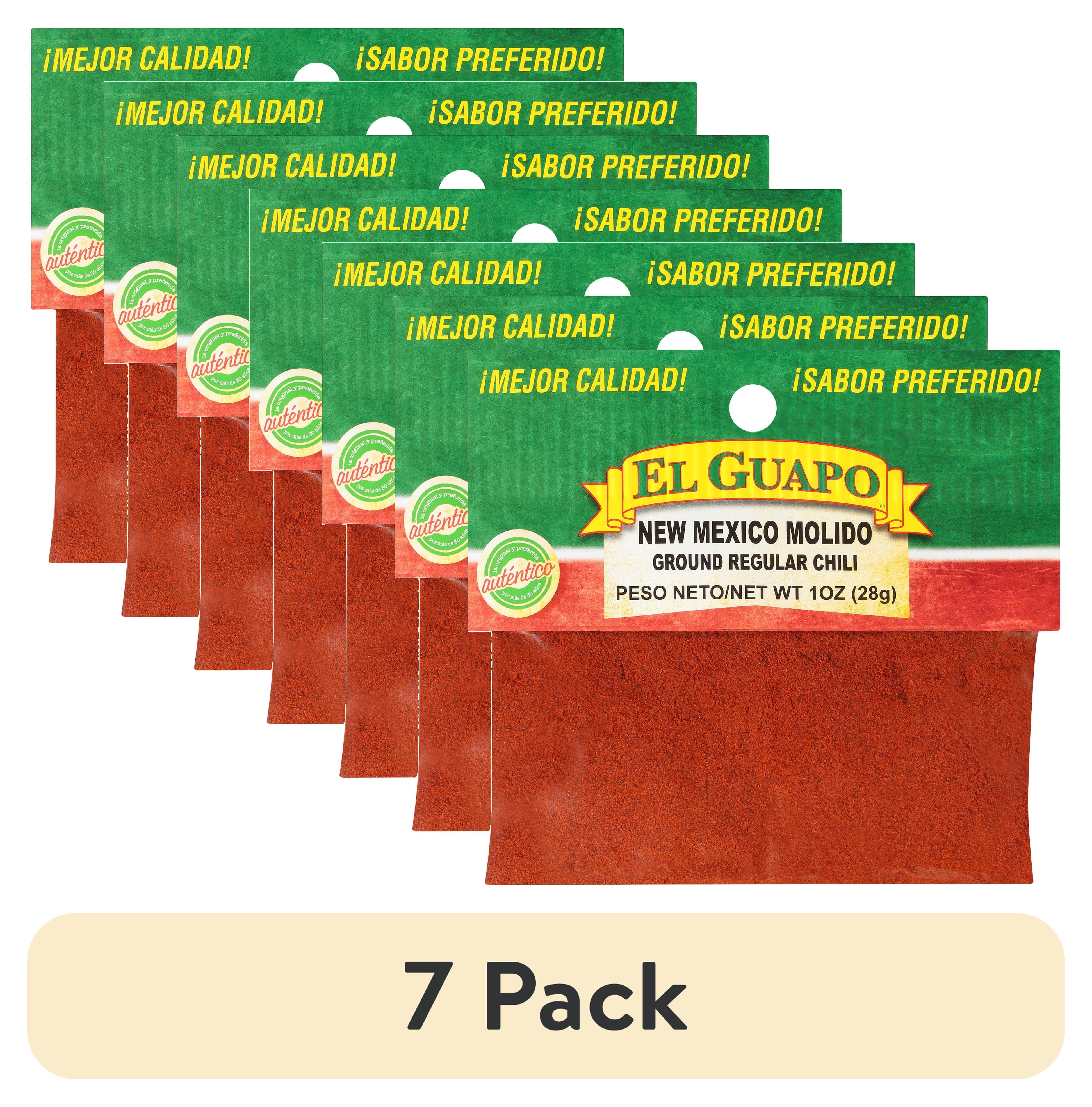 (7 pack) El Guapo Ground New Mexico Chili Powder, 1.0 oz Bag
