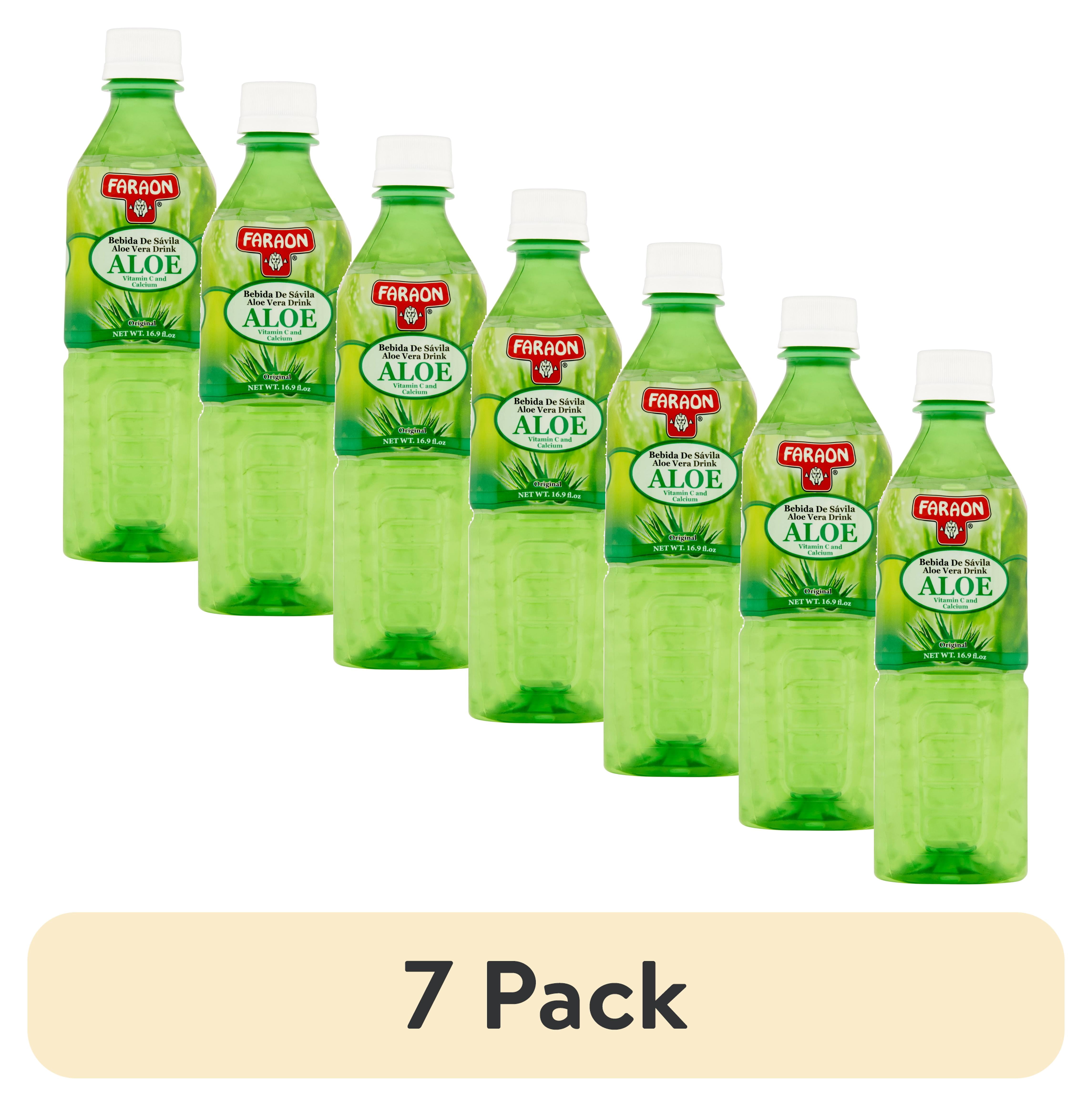 (7 pack) Faraon Original Aloe Vera Drink, 16.9 Fl Oz
