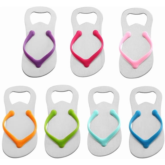 7 pack Flip-flop Bottle Opener, Gift Wrap for Each Opener
