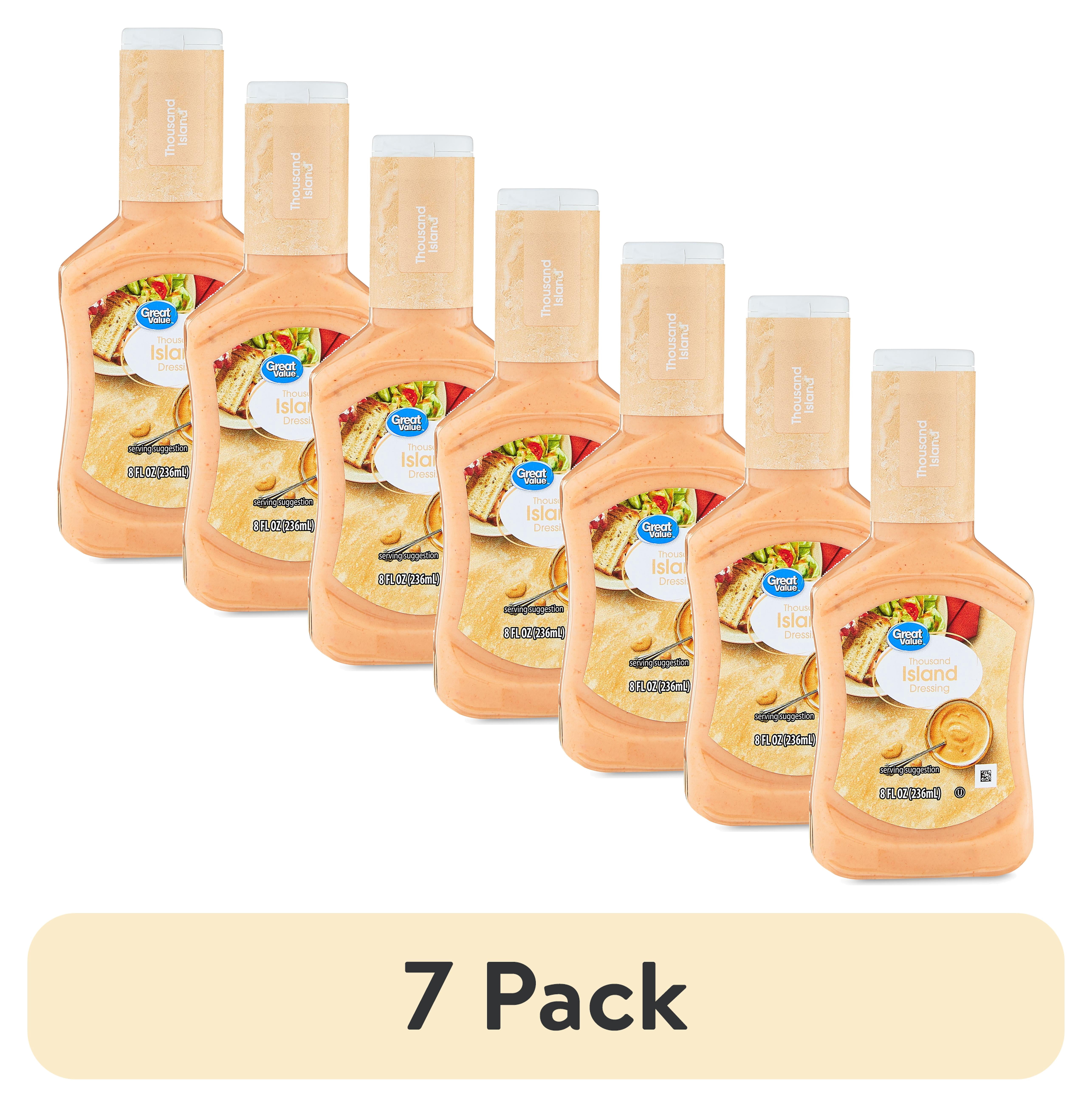 (7 pack) Great Value Thousand Island Dressing, 8 fl oz Bottle