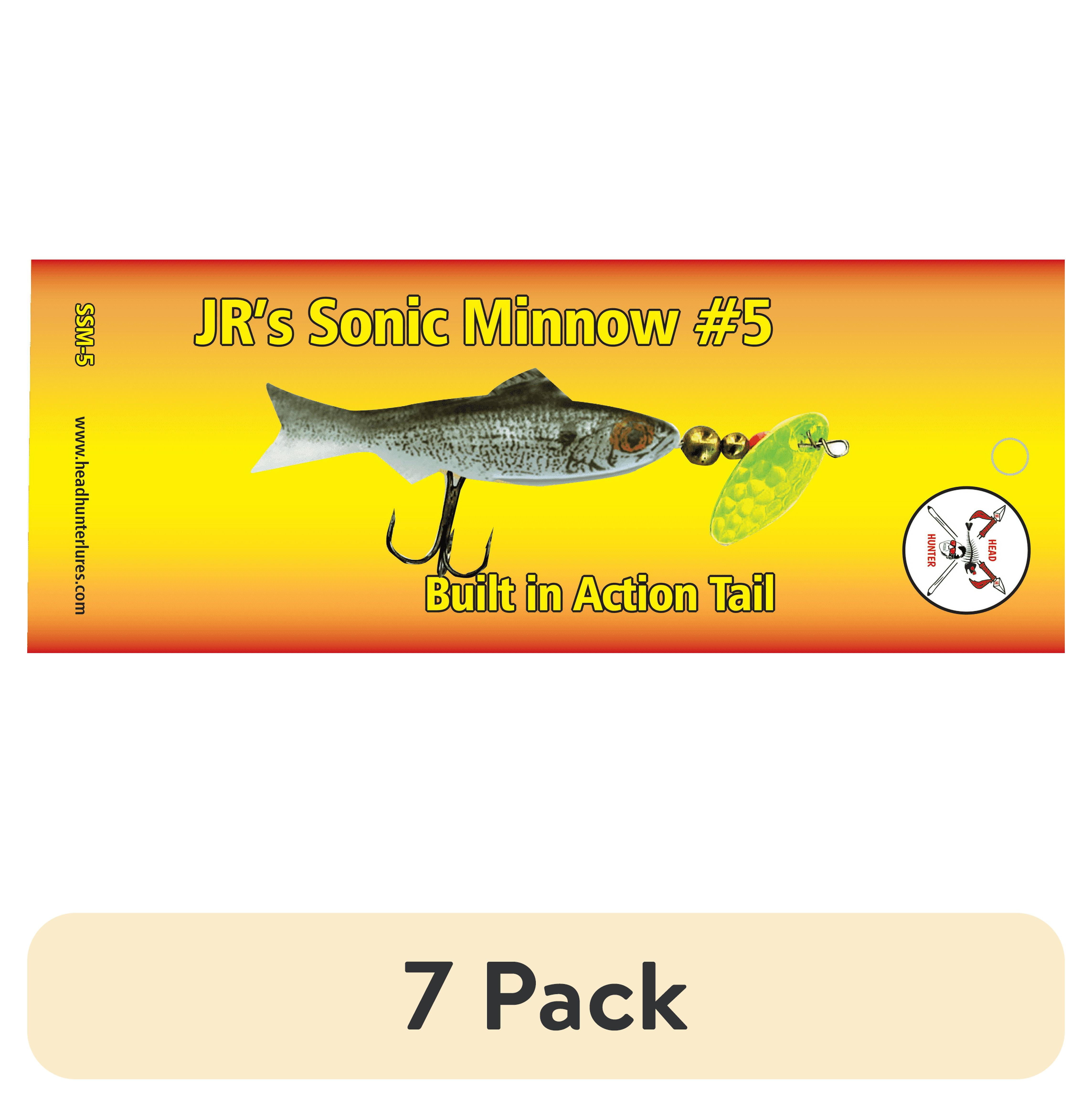 (7 pack) Headhunter Lures, Sonic Minnow, Shad, 1in, 3pk