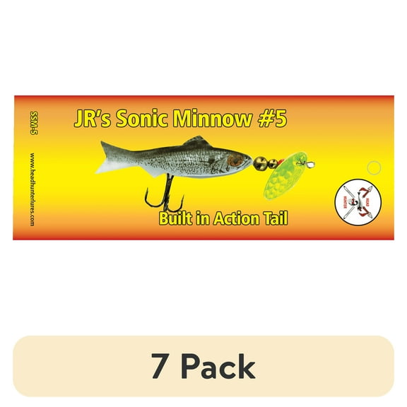 (7 pack) Headhunter Lures, Sonic Minnow, Shad, 1in, 3pk
