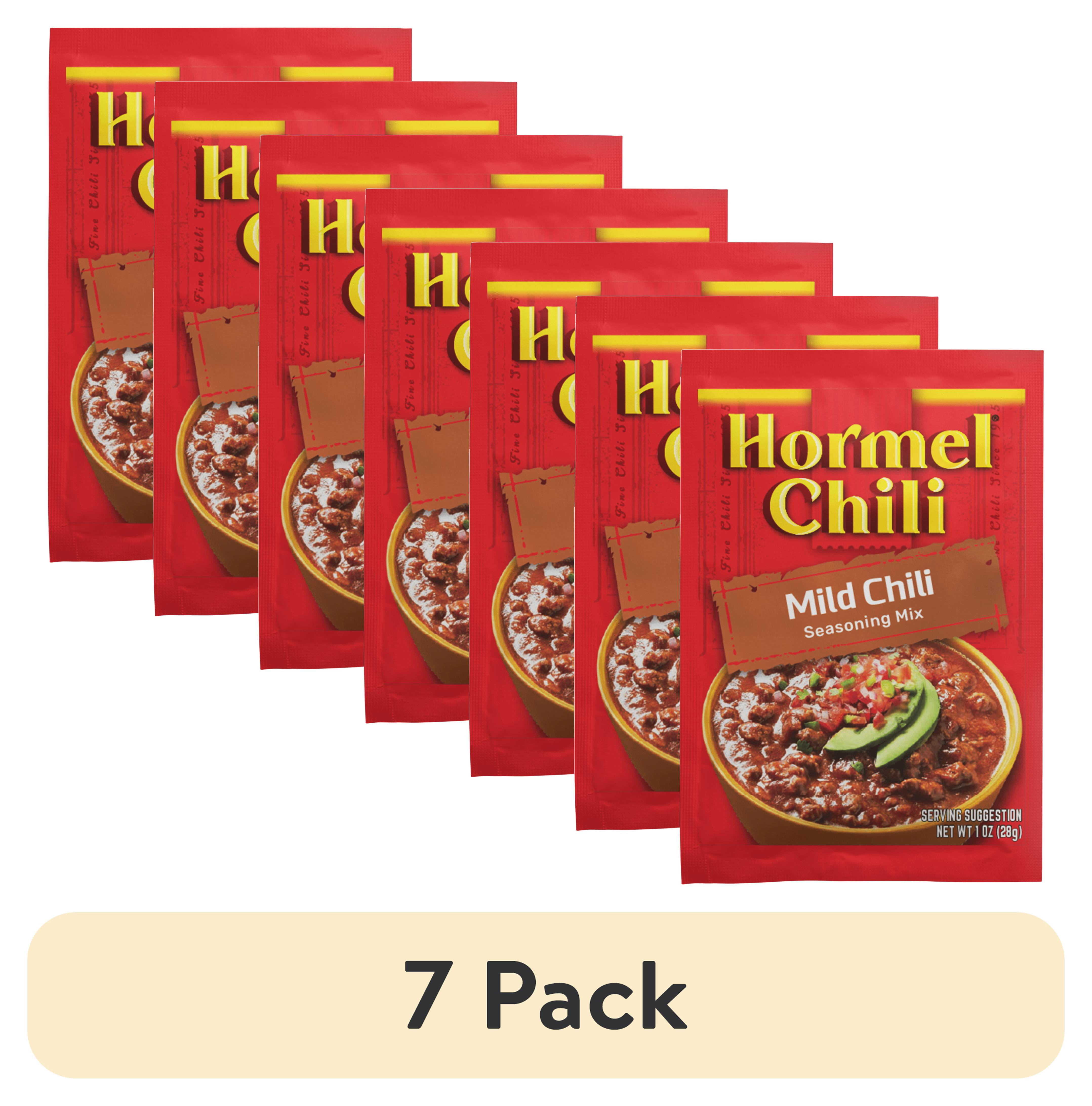 (7 pack) Hormel Mild Chili Seasoning Mix, 1 oz Pouch