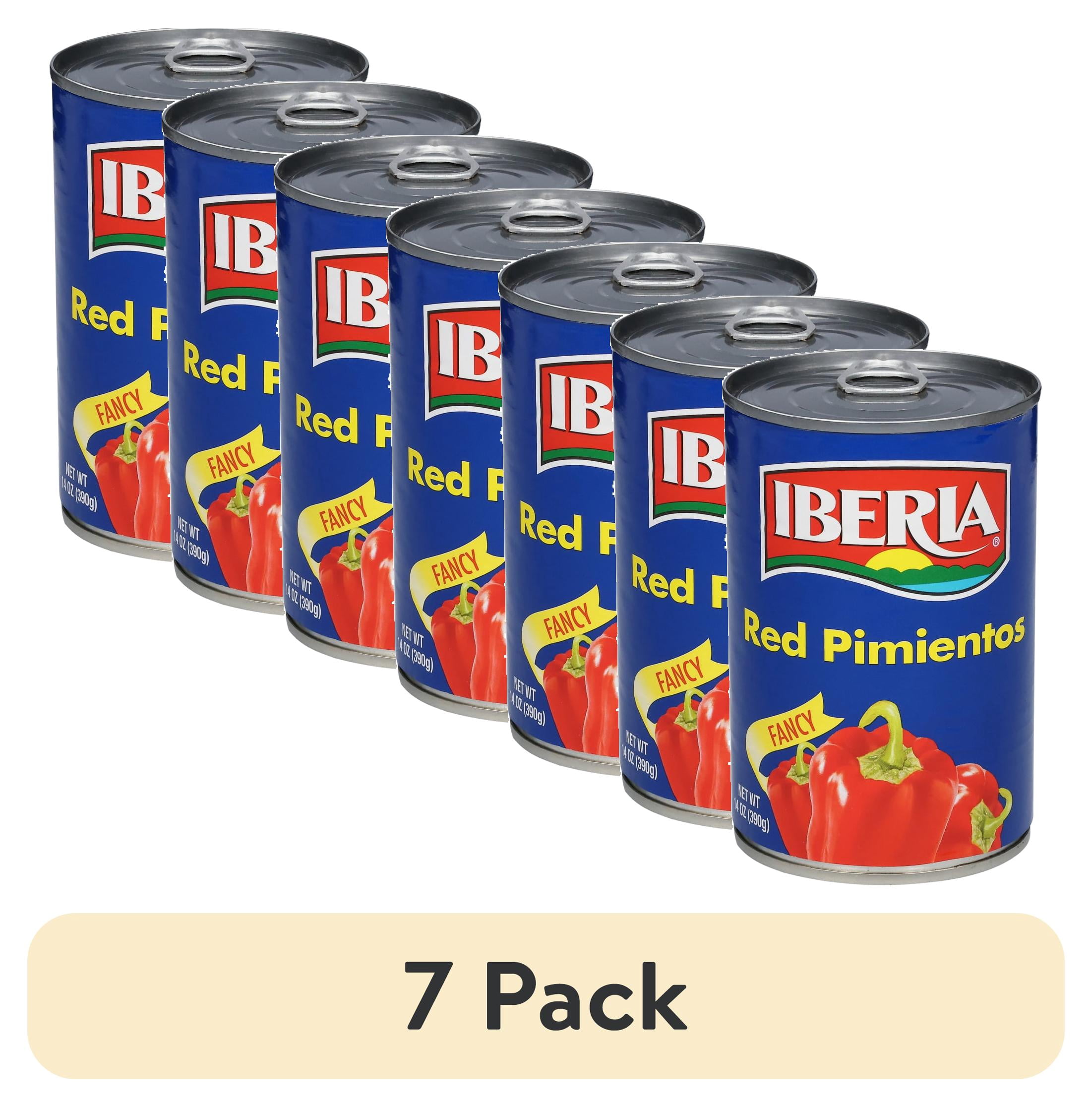 (7 pack) Iberia Fancy Red Pimientos, 14 oz