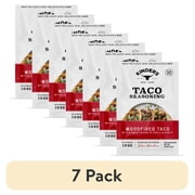 (7 pack) Kinder's Woodfired Taco Seasoning Blend with Chilis and Garlic, 0.8 oz Packet