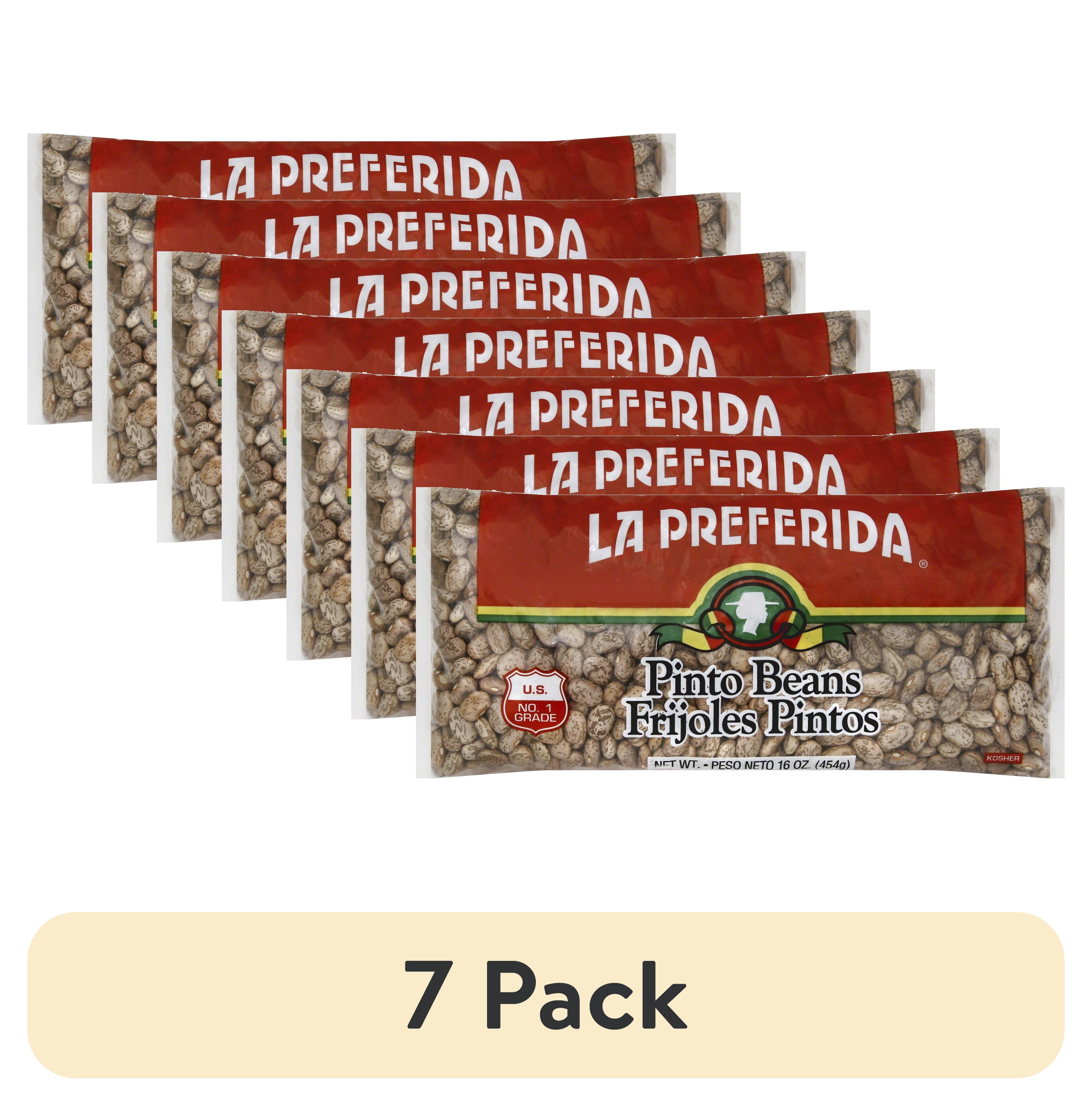 (7 pack) La Preferida Pinto Beans 16 oz Bag - Kosher, Good Source of Fiber and Protein