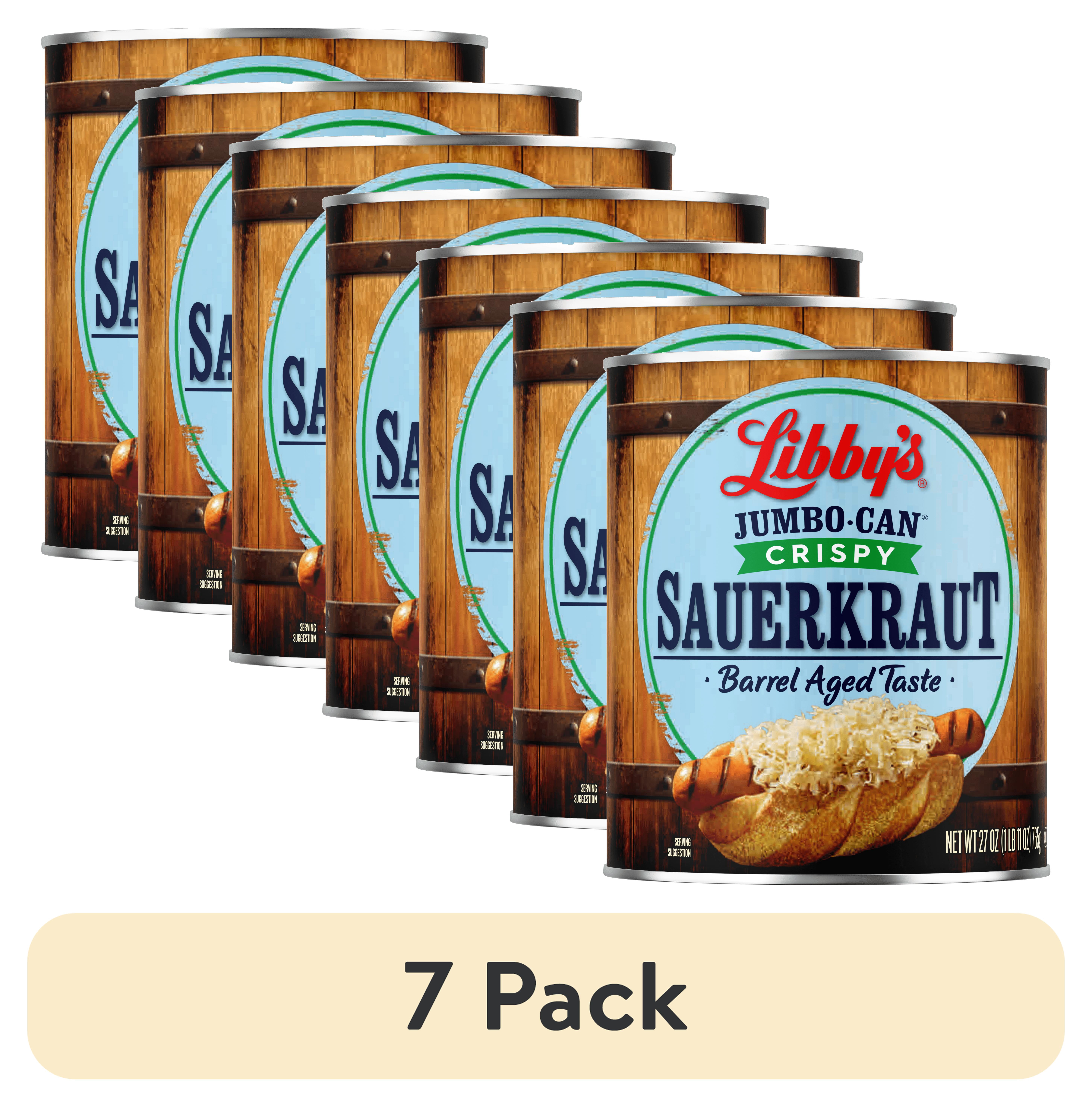 (7 pack) Libby's Crispy Sauerkraut, 27 oz Jumbo Can