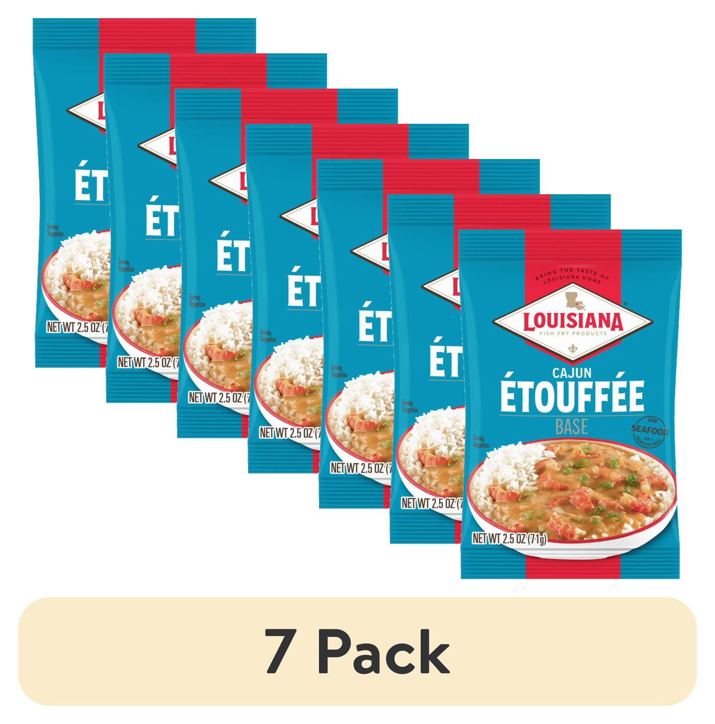 (7 pack) Louisiana Fish Fry Etouffee Base Mix, 2.5 oz Bag