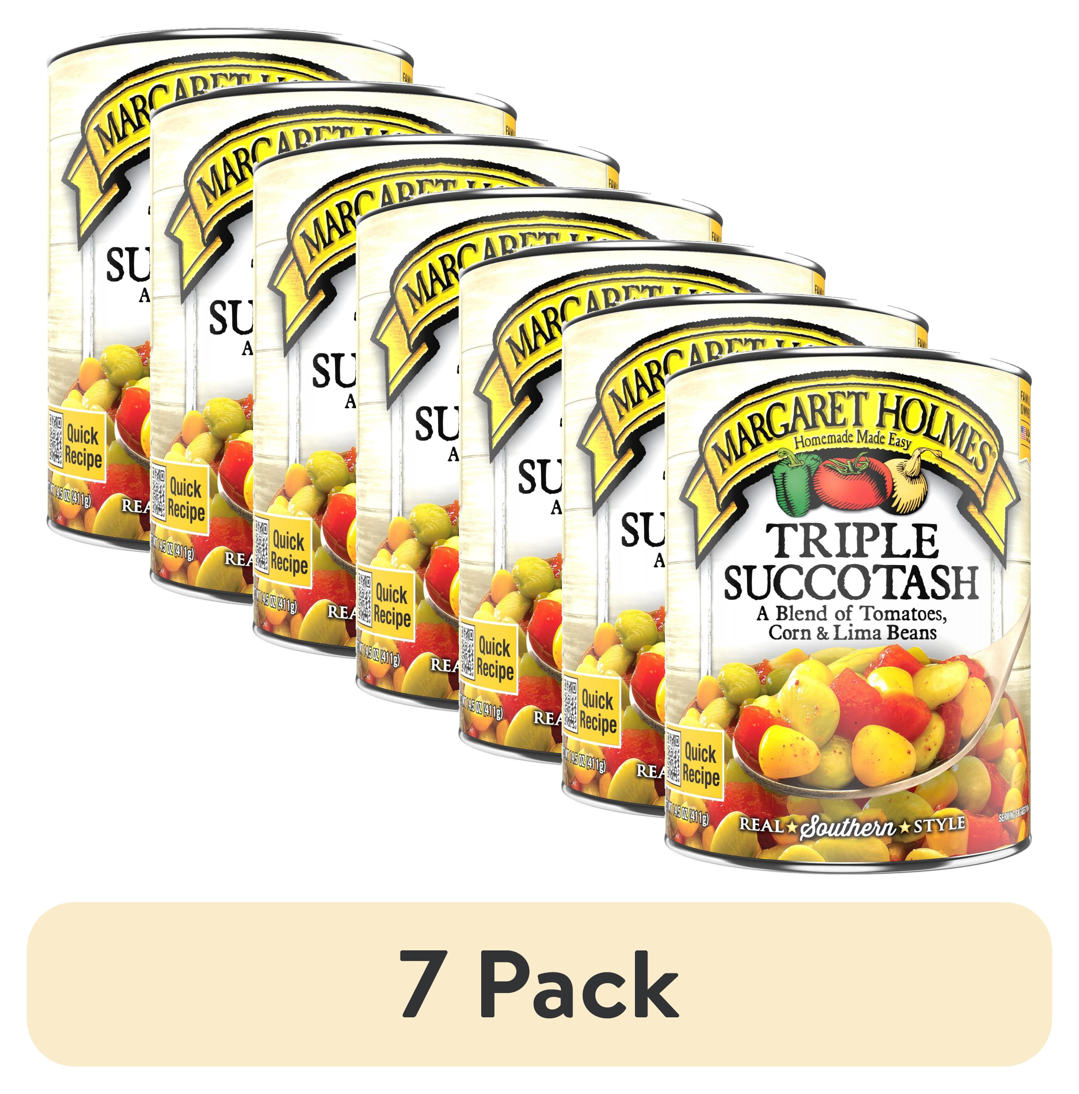 (7 pack) Margaret Holmes Triple Succotash, 14.5 oz., Can