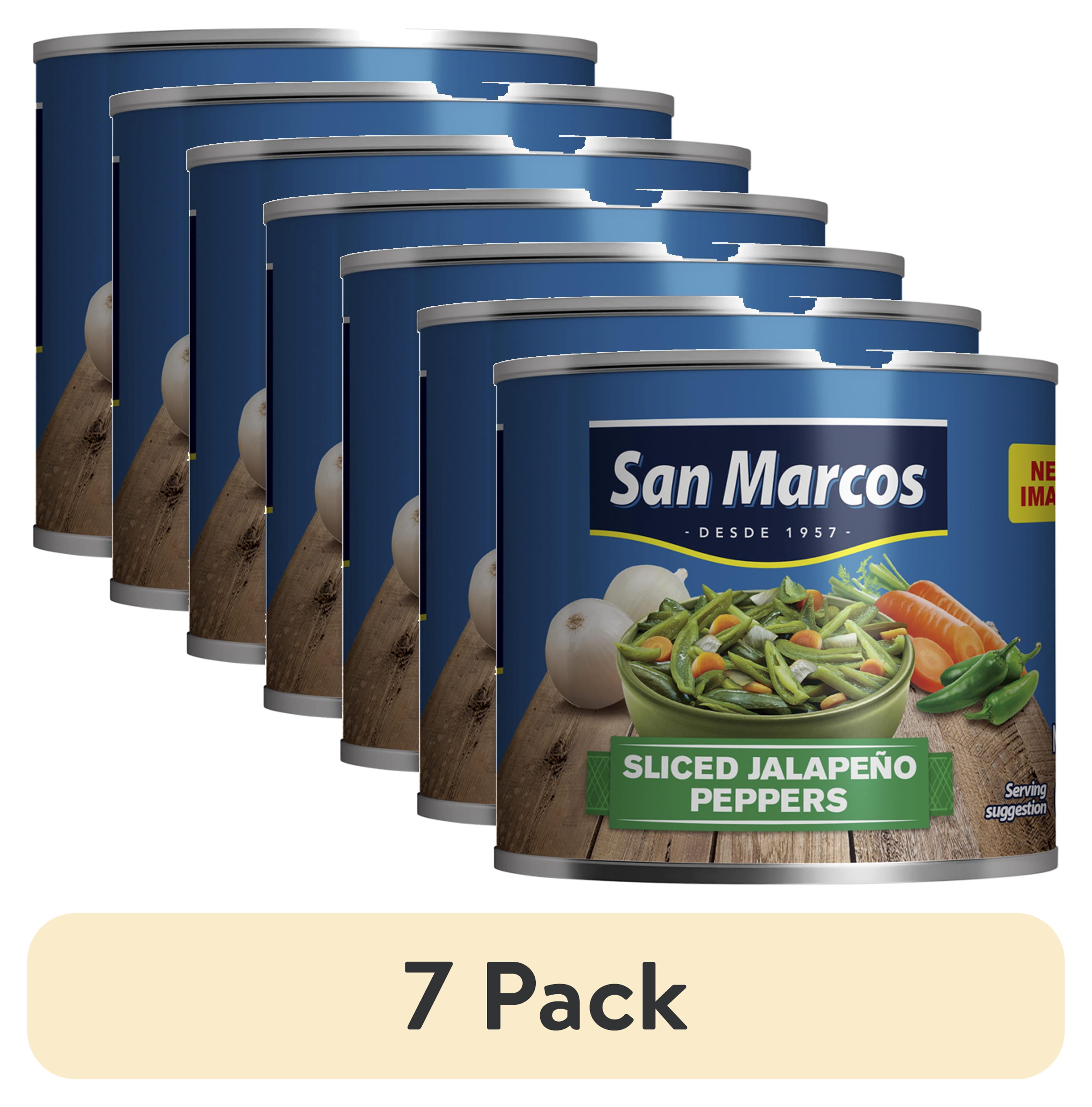 (7 pack) San Marcos Sliced Jalapeño Peppers, 11 oz Shelf Stable