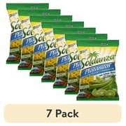 (7 pack) Soldanza Plantain Chips Lime, 2.5 oz
