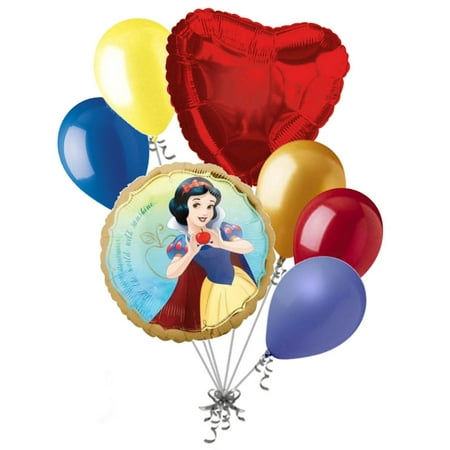 7 pc Disney Princess Snow White Once Upon a Time Balloon Bouquet Party Decoration