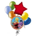 thumbnail image 1 of 7 pc Sesame Street Fun Balloon Bouquet Party Decoration Elmo Cookie Birthday, 1 of 7