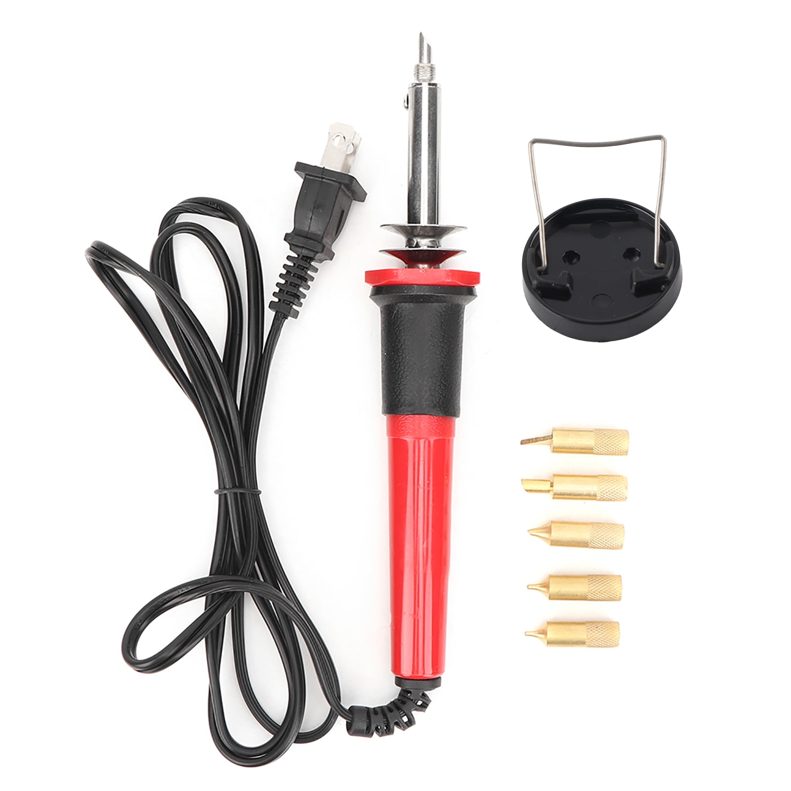 7 pcs Electric Wood Burning Soldering Iron Kit Iron Burner Pen Pyrograph Tool Set (US 110V