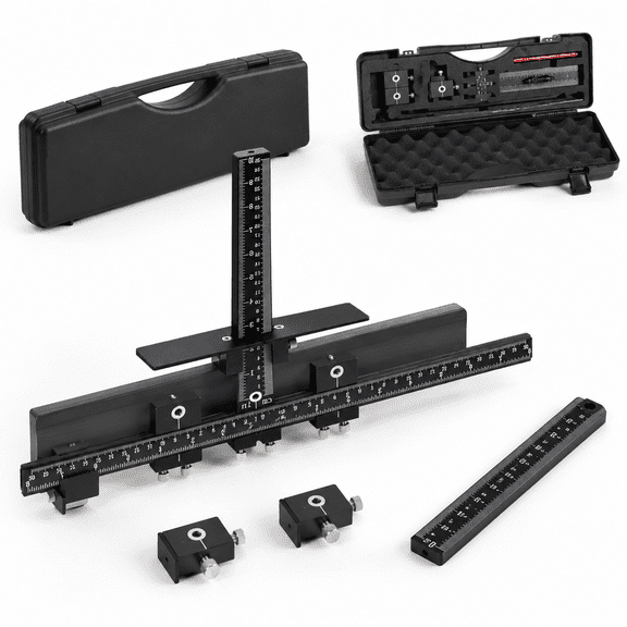 7-piece Cabinet Hardware Jig Tool Set with Aluminum Alloy Handle