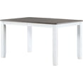 thumbnail image 1 of 7 - piece dining set with adjustable size / Linen - upholstered for comfort, 1 of 6