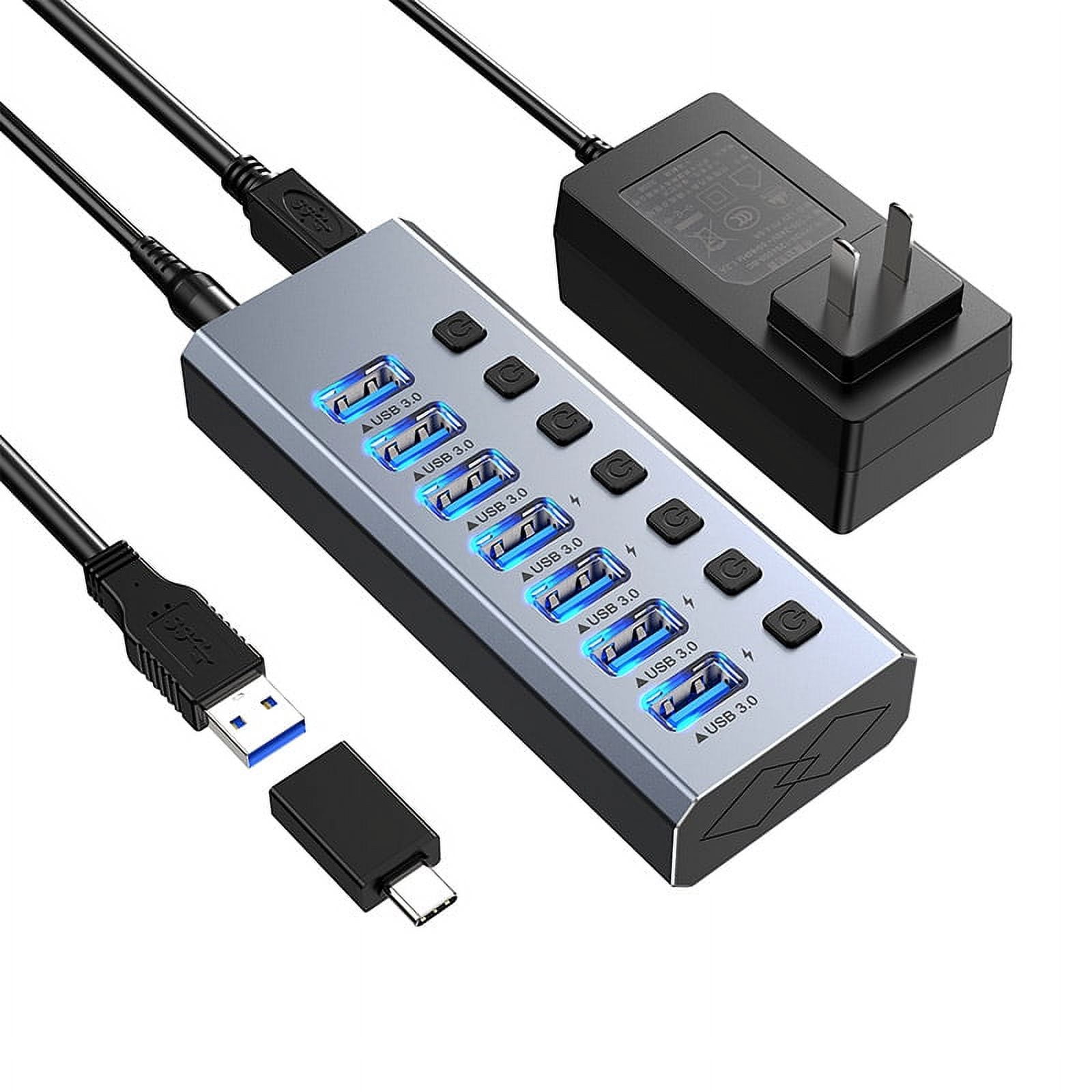 7 port USB3.0 Docking station hub group control branching device