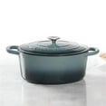 thumbnail image 1 of 7 qt Oval Dutch Oven Crock Pot, Grey, 1 of 1