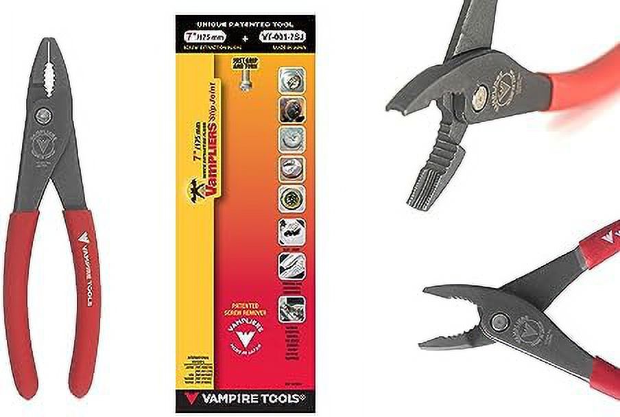 7" slip joint extraction pliers. remove any stripped/damaged/stuck s