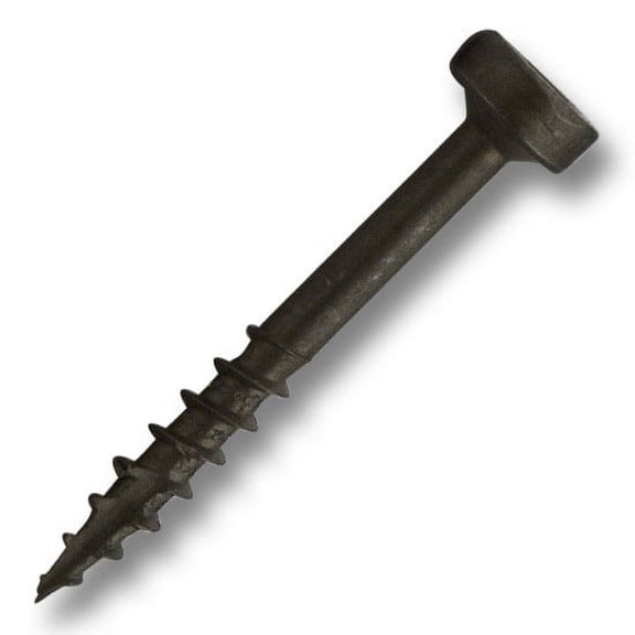 #7 x 1-1/4 in. Plain and Dry Lubed #2 Square Modified Pan Head Coarse Thread with Nibs Self-Tapping 1000 Per Box