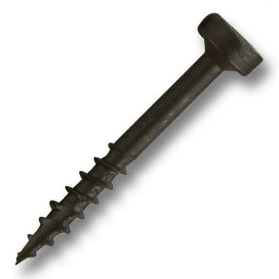 #7 x 1-1/4 in. Plain and Dry Lubed #2 Square Modified Pan Head Coarse Thread with Nibs Self-Tapping 1000 Per Box