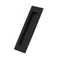 thumbnail image 1 of 7 x 1.87 x 0.37 in. Rectangular Flush Pull, Black - Solid Brass, 1 of 1