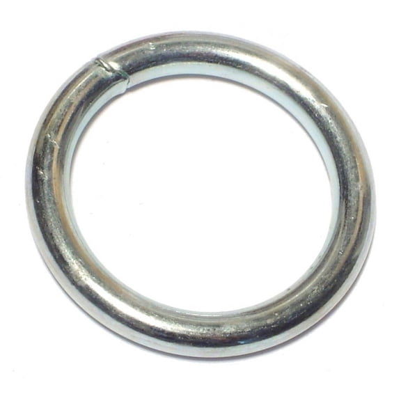 #7 x 1" Zinc Plated Steel Welded Rings WRS-026 (8 pcs.)