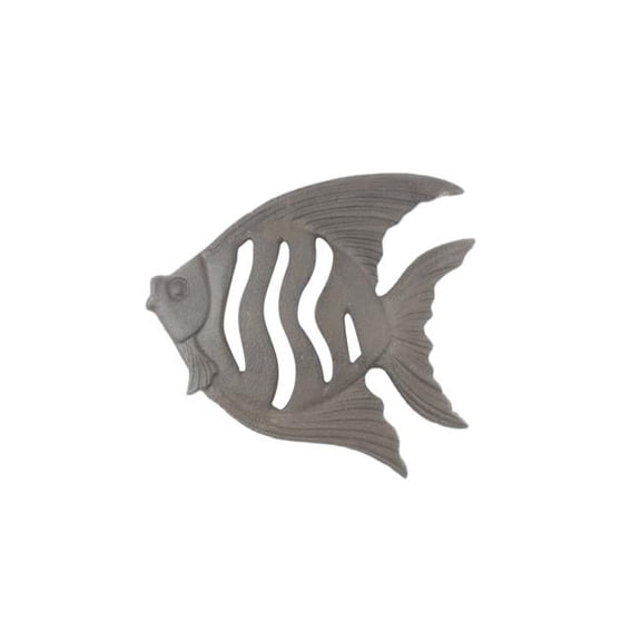 7 x 1 x 6.5 in. Cast Iron Angel Fish Kitchen Trivet