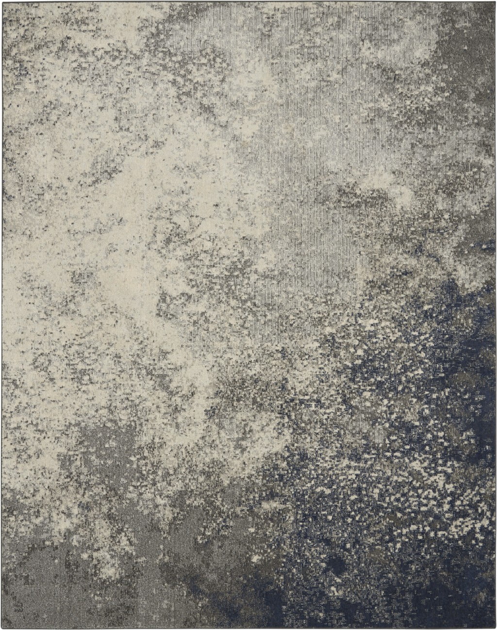 7â€™ x 10â€™ Charcoal and Ivory Abstract Area Rug - Walmart.com