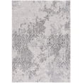 thumbnail image 1 of 7â€™ x 10â€™ Cream and Gray Tinted Ogee Pattern Area Rug, 1 of 5