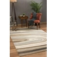 thumbnail image 1 of 7â€™ x 10â€™ Cream and Tan Abstract Marble Area Rug, 1 of 9