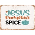thumbnail image 1 of 7 x 10 METAL SIGN - Jesus Pumpkin Spice - Vintage Rusty Look, 1 of 2