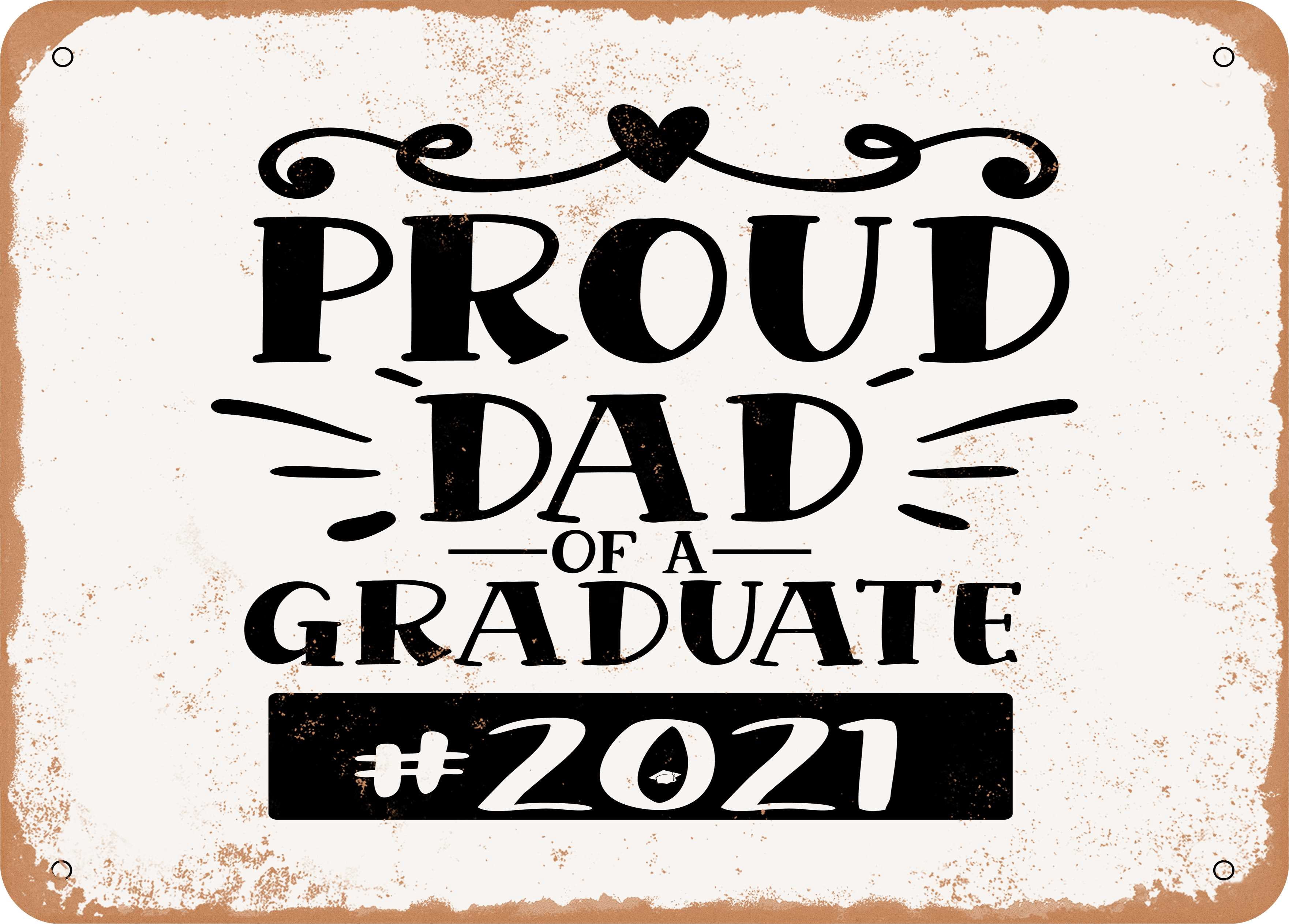 7 x 10 METAL SIGN - Proud Dad - Vintage Rusty Look - Walmart.com
