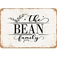 thumbnail image 1 of 7 x 10 Metal Sign - The Bean Family (Style 2) - Vintage Rusty Look, 1 of 1
