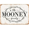 thumbnail image 1 of 7 x 10 Metal Sign - The Mooney Family (Style 1) - Vintage Rusty Look, 1 of 1