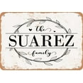 thumbnail image 1 of 7 x 10 Metal Sign - The Suarez Family (Style 1) - Vintage Rusty Look, 1 of 1