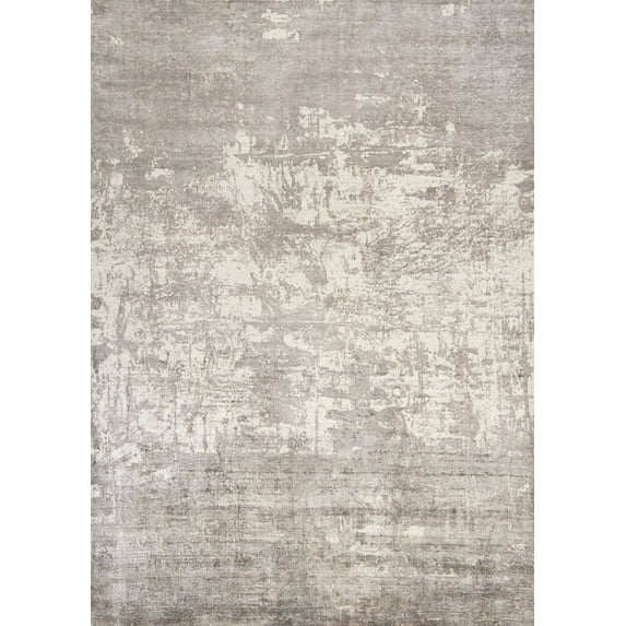 7' x 10' Viscose Beige Area Rug