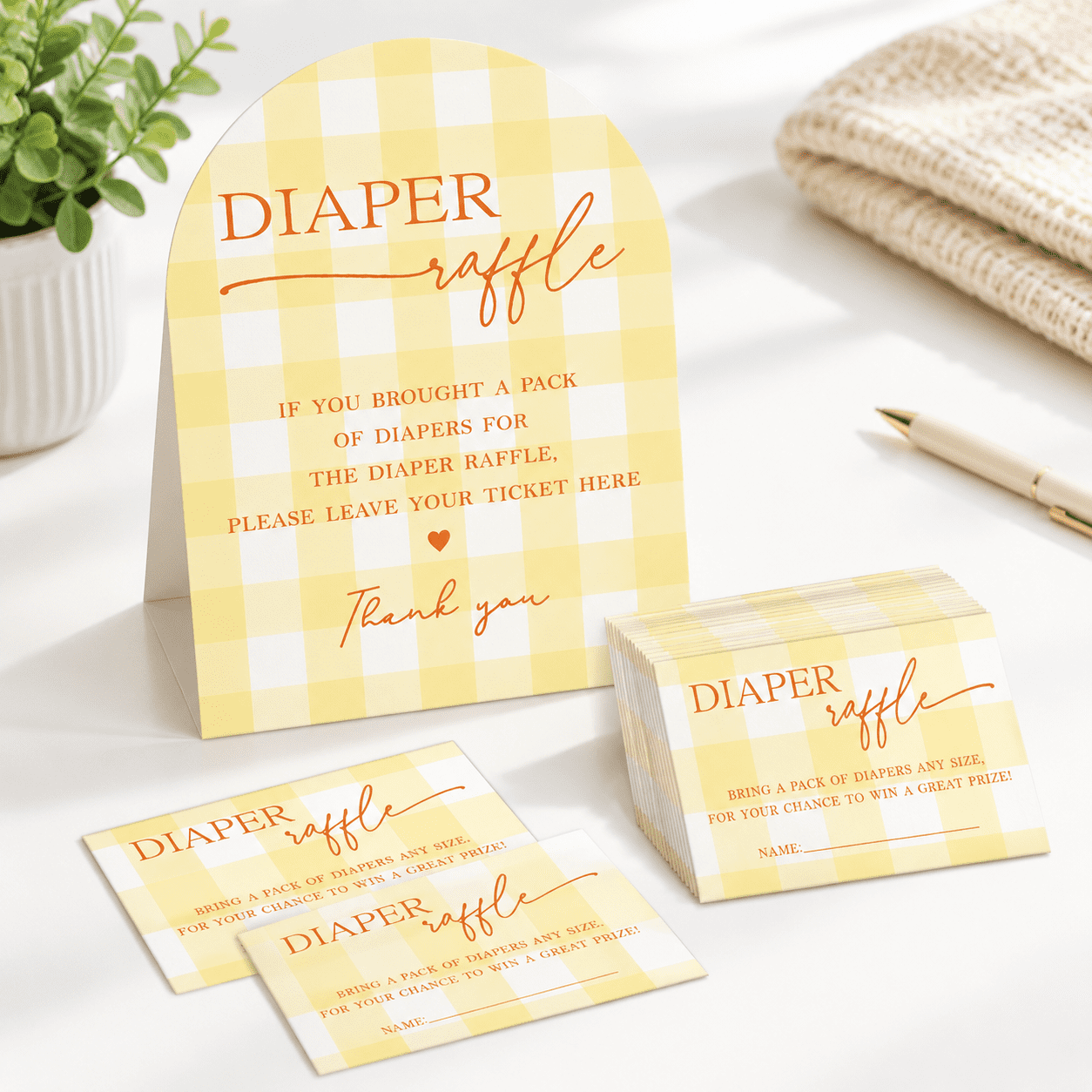 Diaper Raffle Draw Sign 7