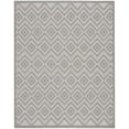 thumbnail image 1 of 7 x 10 ft. Gray Geometric Flatweave Rectangle Area Rug - Gray - 7 x 10 ft., 1 of 1