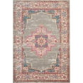thumbnail image 1 of 7 x 10 ft. Gray & Gold Medallion Area Rug, 1 of 1