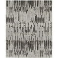 thumbnail image 1 of 7 x 10 ft. Ivory Brown & Gray Abstract Power Loom Stain Resistant Rectangle Area Rug, 1 of 1
