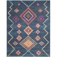 thumbnail image 1 of 7 x 10 ft. Navy Blue Berber Pattern Area Rug - Navy Blue - 7' x 10', 1 of 1