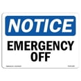 thumbnail image 1 of 7 x 10 in. OSHA Notice Sign - Emergency Off, 1 of 1