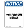 thumbnail image 1 of 7 x 10 in. OSHA Notice Sign - Non-Ferrous Metals, 1 of 1