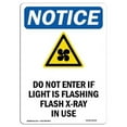 thumbnail image 1 of 7 x 10 in. OSHA Notice Sign - Notice Do Not Enter, 1 of 1