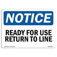 thumbnail image 1 of 7 x 10 in. OSHA Notice Sign - Ready for Use Return to Line, 1 of 1